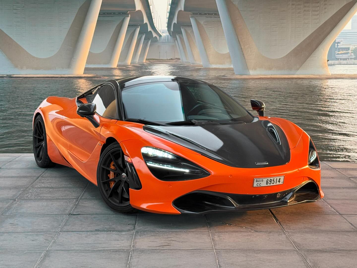 McLaren 720S photographed in Dubai